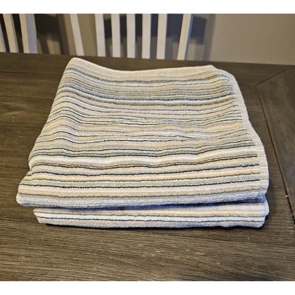 Ty Pennington Style Bath Towels (2) 24" x 48" Multi-Colored Thick Absorbent - Picture 2 of 6